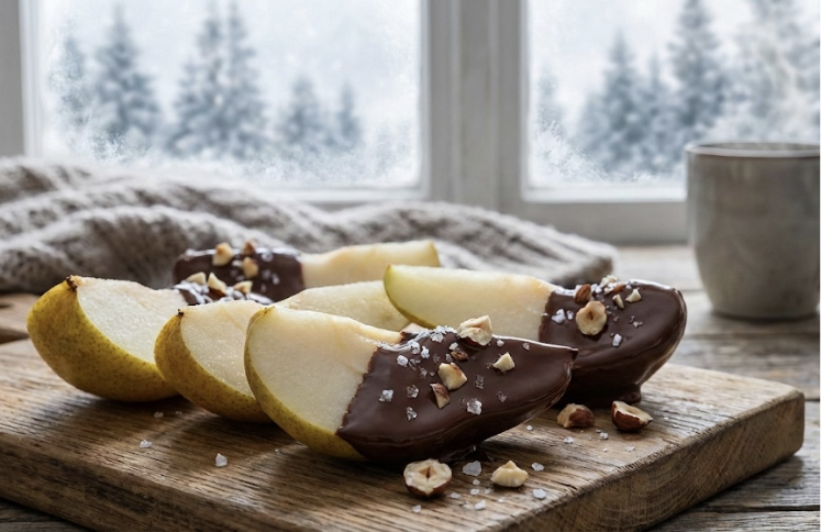 Pear & Dark Chocolate Bites 